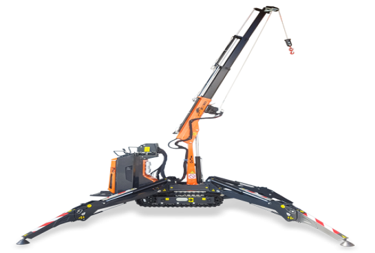 Articulated crawler crane