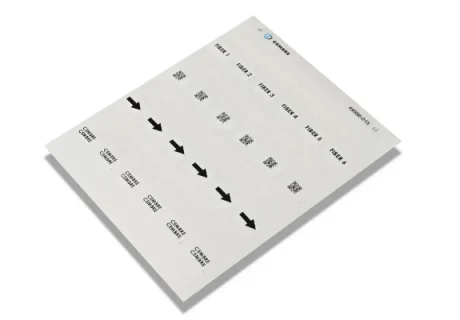 Adhesive cable markers